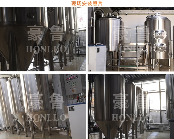 500L酒(jiǔ)店自釀啤酒設備 500L酒店自釀啤酒設備